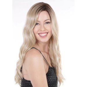 Belle Tress Maxwella 22 Champagne With Apple Pie, NWT, Lace Front, Mono Top